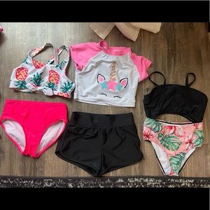 6x small girl bathing suits